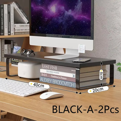 Simple Storage Rack Notebook Computer Stand Desktop Computer Screen Desktop Elevated Desktop Storage and Storage Pad Elevated