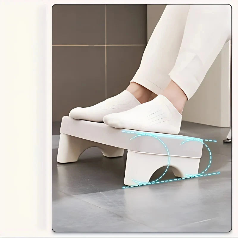Ergonomic PP Foot Rest Under Desk Foot Stool Space Saving Footrest for Office Study Sofa Home Comfortable Support