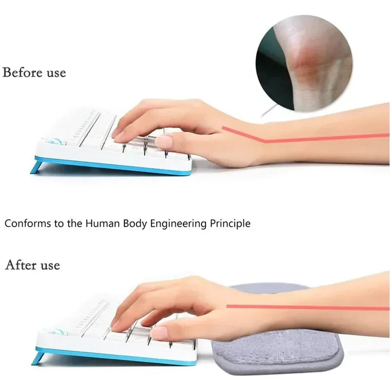 Memory Cotton Keyboard Pad - Sweat-Absorbent & Anti-Slip