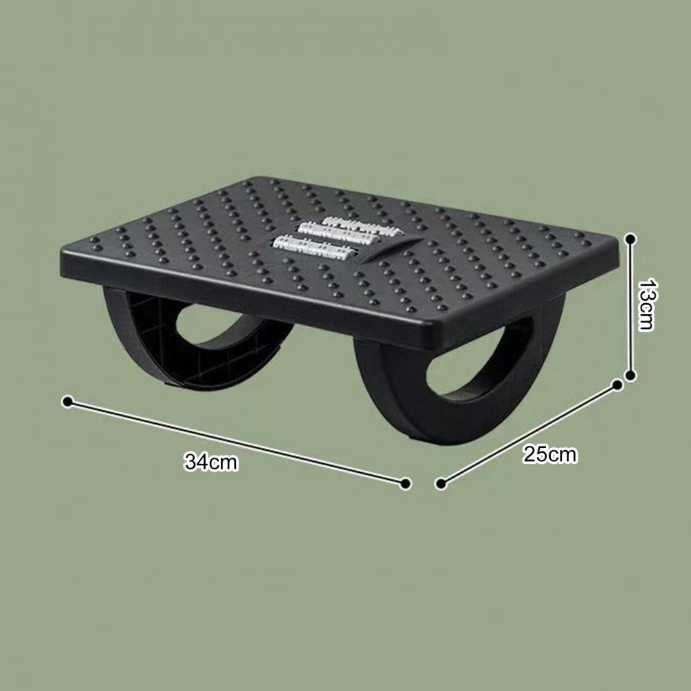 Rocking Foot Rest with Massage Rollers - Adjustable & Anti-Slip