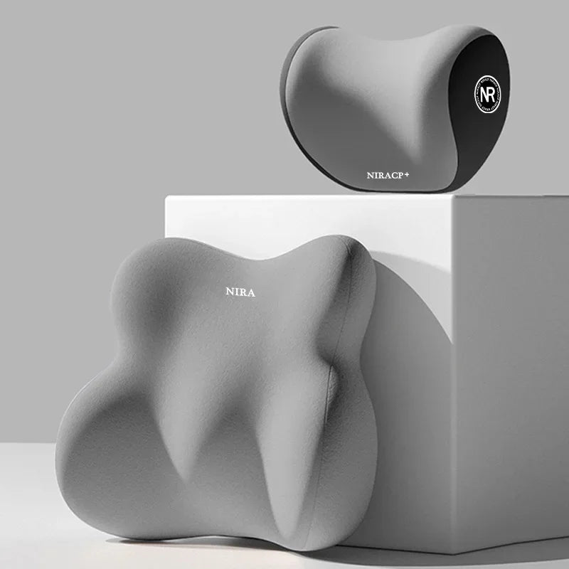 Ergonomic Car Headrest Lumbar Support Cushion