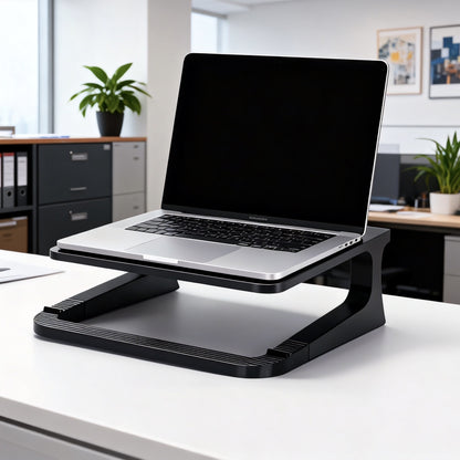 Portable Laptop Stand - Adjustable Height & Cooling Design