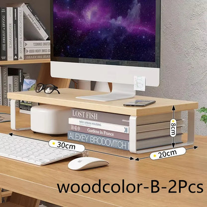 Simple Storage Rack Notebook Computer Stand Desktop Computer Screen Desktop Elevated Desktop Storage and Storage Pad Elevated