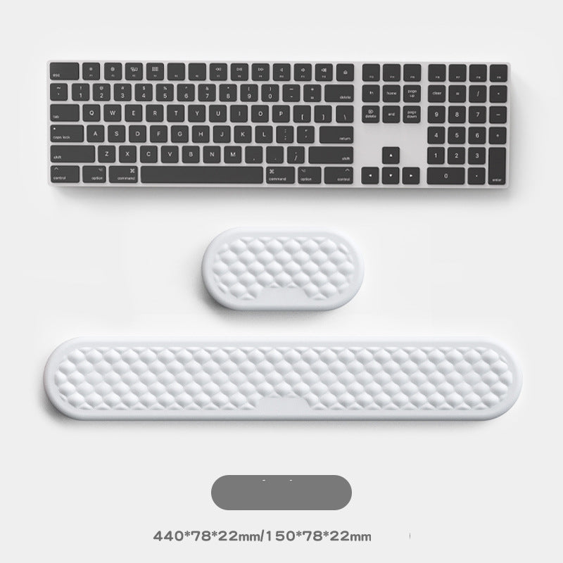Wrist Rest: Ergonomic Keyboard Wrist Rest - Silky Memory Foam Support