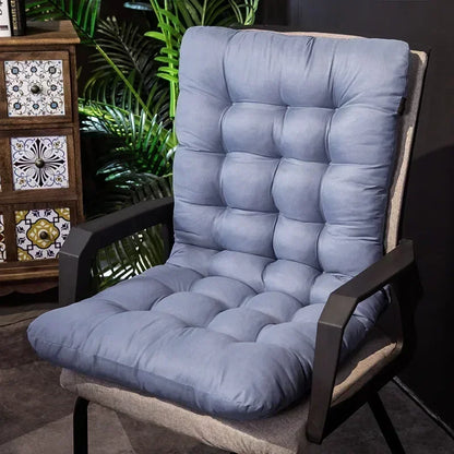 Solid Cushion Soft Comfortable Reclining Chair Cushion Outdoor Garden Chair Cushions High-Backed Chair Pads Lounger Cushion