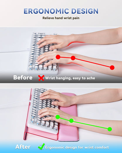 Keyboard Wrist Rest: Ergonomic Acrylic Keyboard Wrist Rest Stand