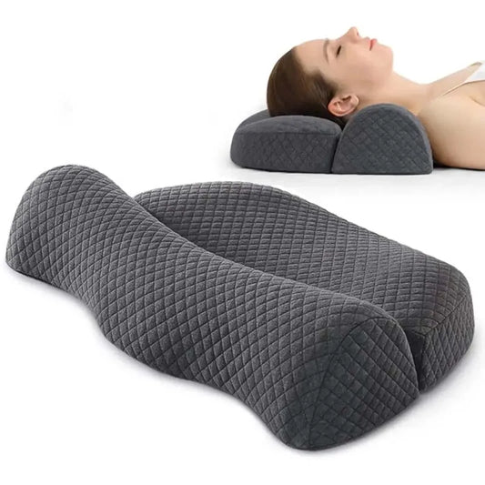 Cervical Memory Foam Pillow - Ergonomic Support for Side Sleepers