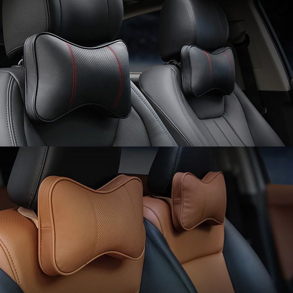 Car Neck Pillow - Soft, Breathable Headrest Support