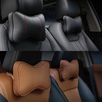 Car Neck Pillow - Soft, Breathable Headrest Support