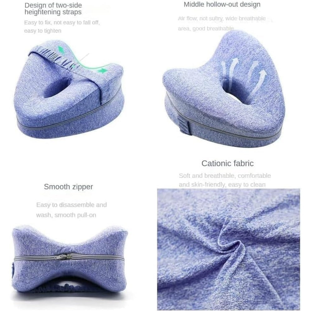 Leg Pillow: Alignment Pillow for Hip Pain Relief - Revoget Sciatica Aid