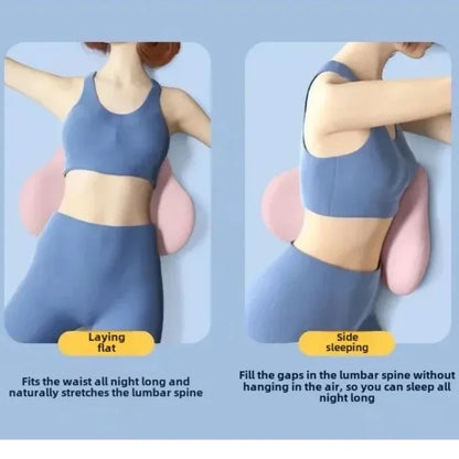 Lumbar Support Pillow - Ergonomic Memory Foam Back Relief