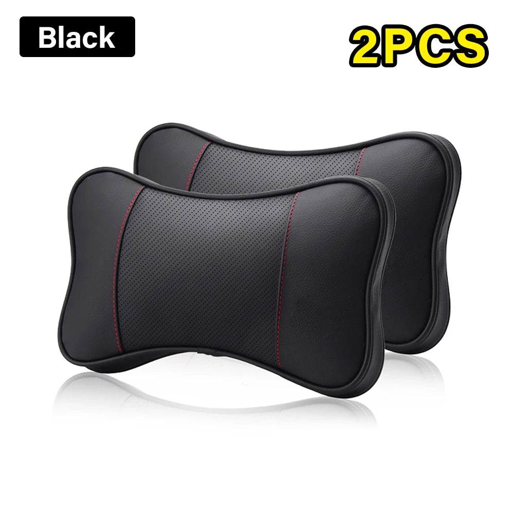 Car Neck Pillow - Soft, Breathable Headrest Support