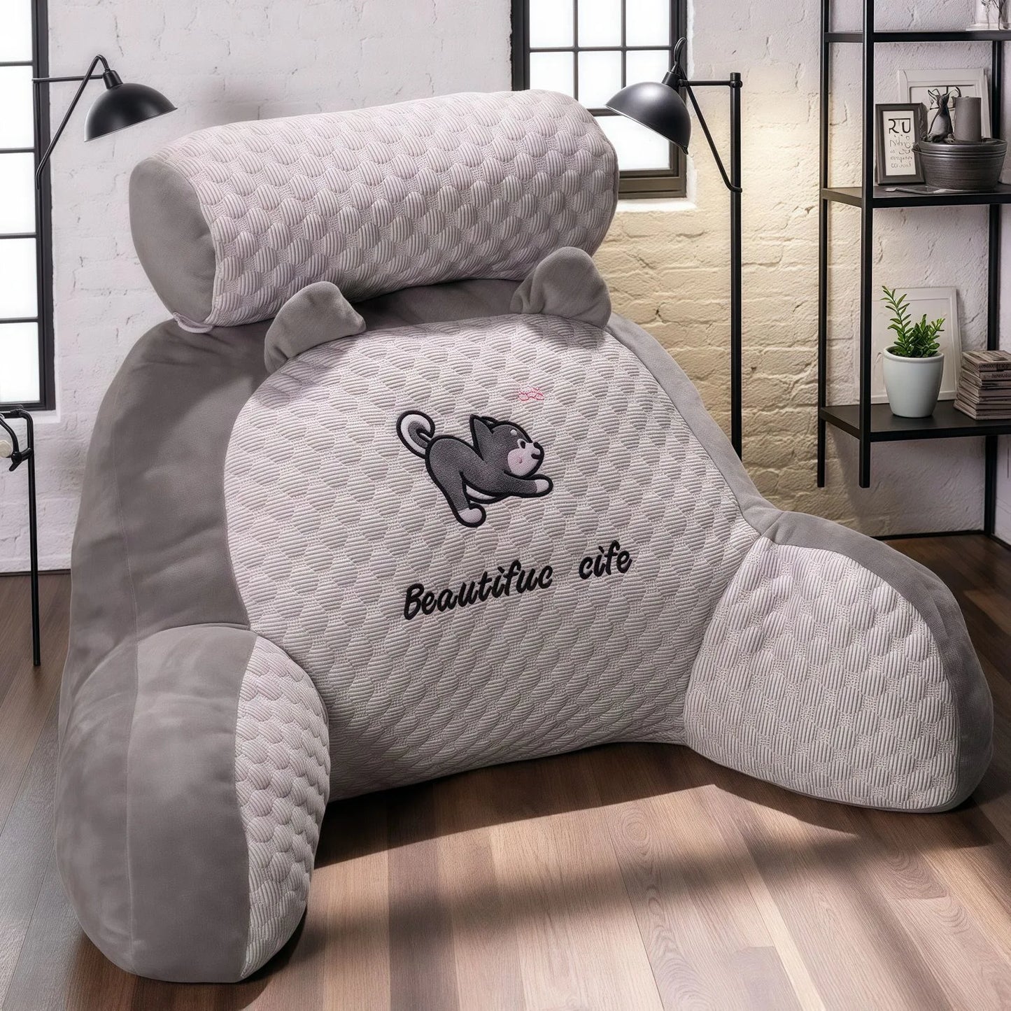 Adjustable Reading Pillow - Ergonomic Back Support Seat Cushion