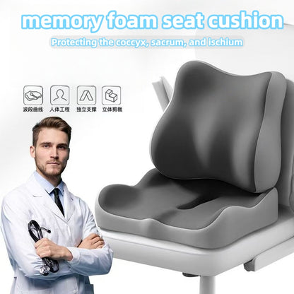 Memory Foam Seat Cushion for Tailbone & Sciatica Relief